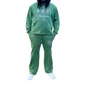 NEW DOCTRINE coat of arms hoodie in garden green